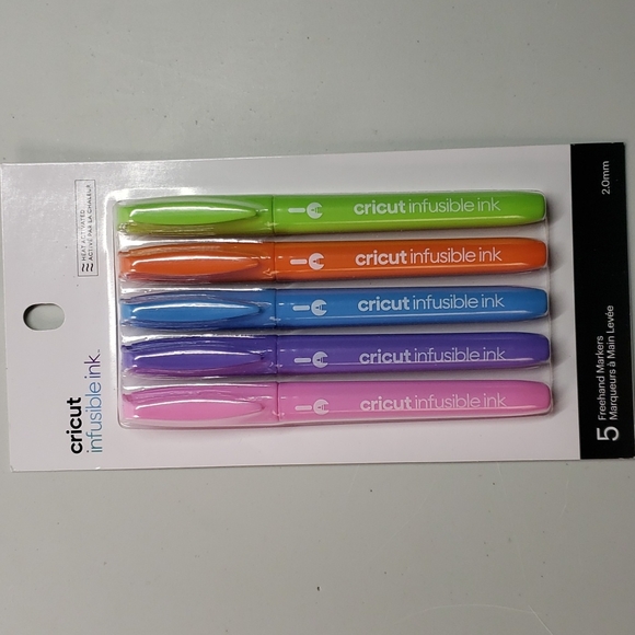 NEW- Cricut Marker Tip 5pk Infusible Ink FreeHand Marker Set - Picture 2 of 3
